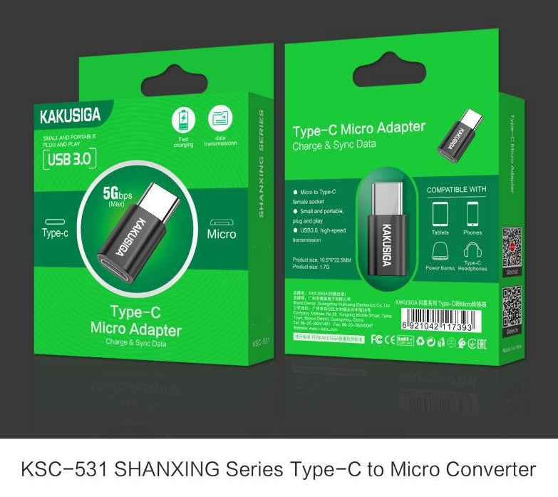Type-C to Micro converter