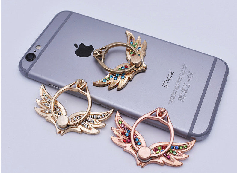 (NO DC)FRH019-12PC/PK Diamond Wing Finger Ring Bracket