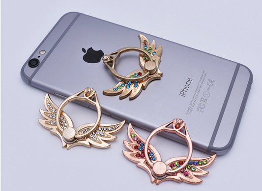 (NO DC)FRH019-12PC/PK Diamond Wing Finger Ring Bracket