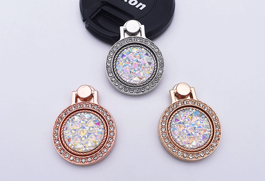(NO DC)FRH020-12PC/PK Diamond Design Finger Ring Bracket