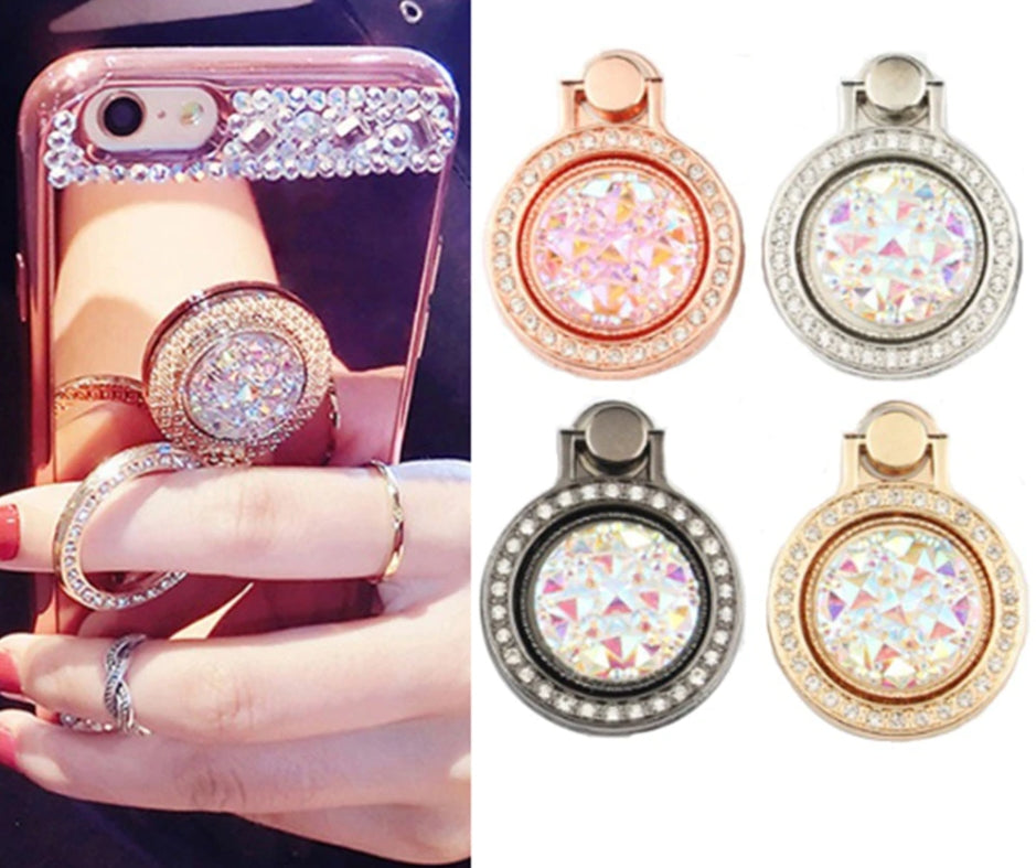 (NO DC)FRH020-12PC/PK Diamond Design Finger Ring Bracket