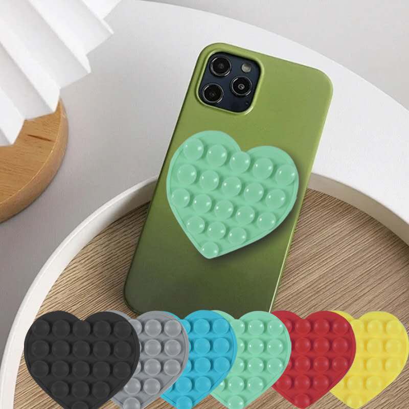 MIX CLR Dual Side Silicone Suction Cup Phone Case Mount SIZE 8.5CM*5.5CM
