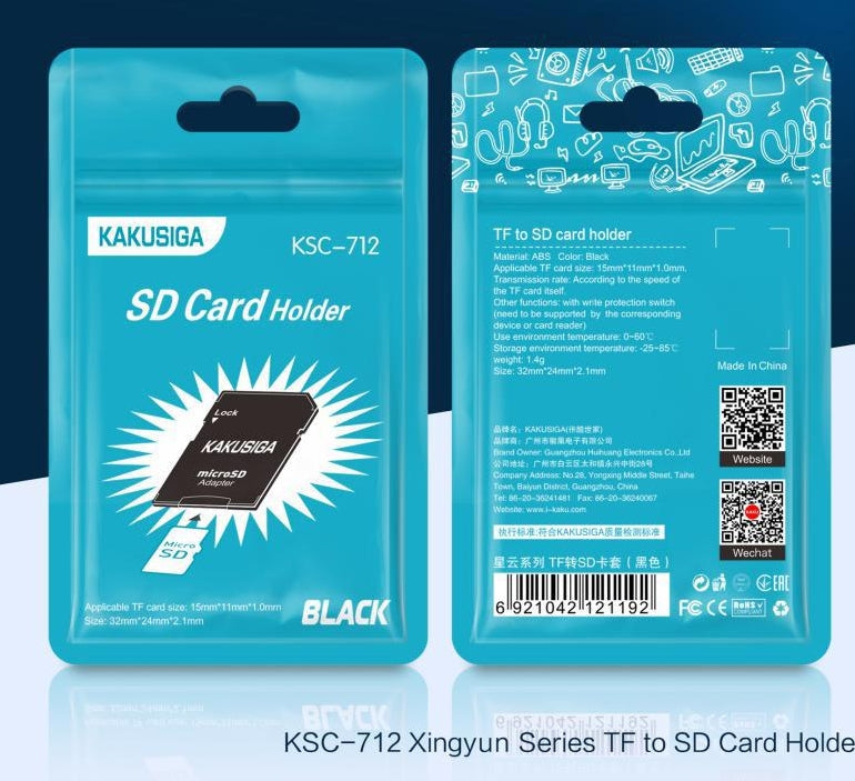TF to SD card holder