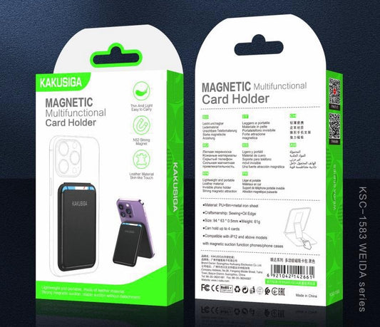 Multi-function Magnetic Card Holder