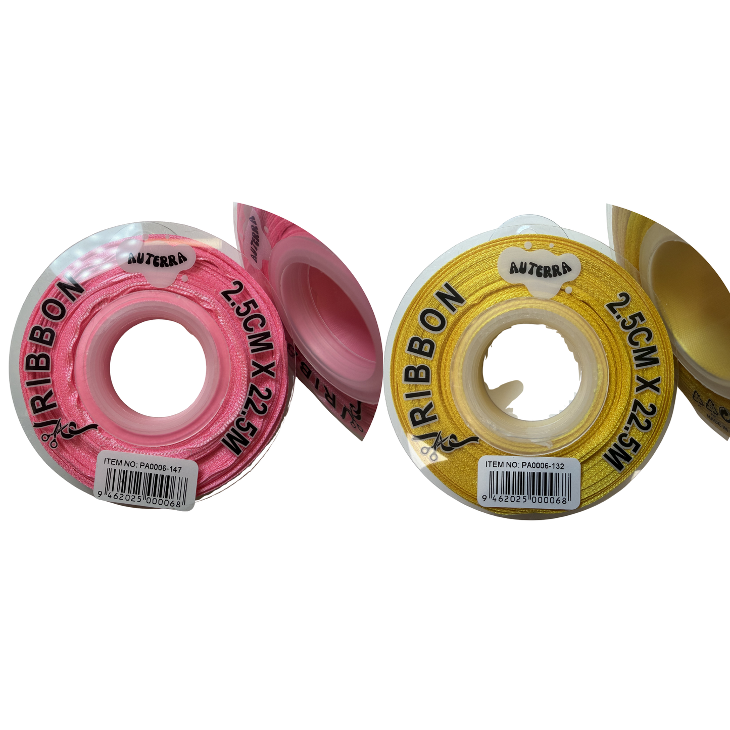 (NO DC) 6ea/pk 2.5 CMx22.5M-30 COLOURS Premium Stain Ribbon