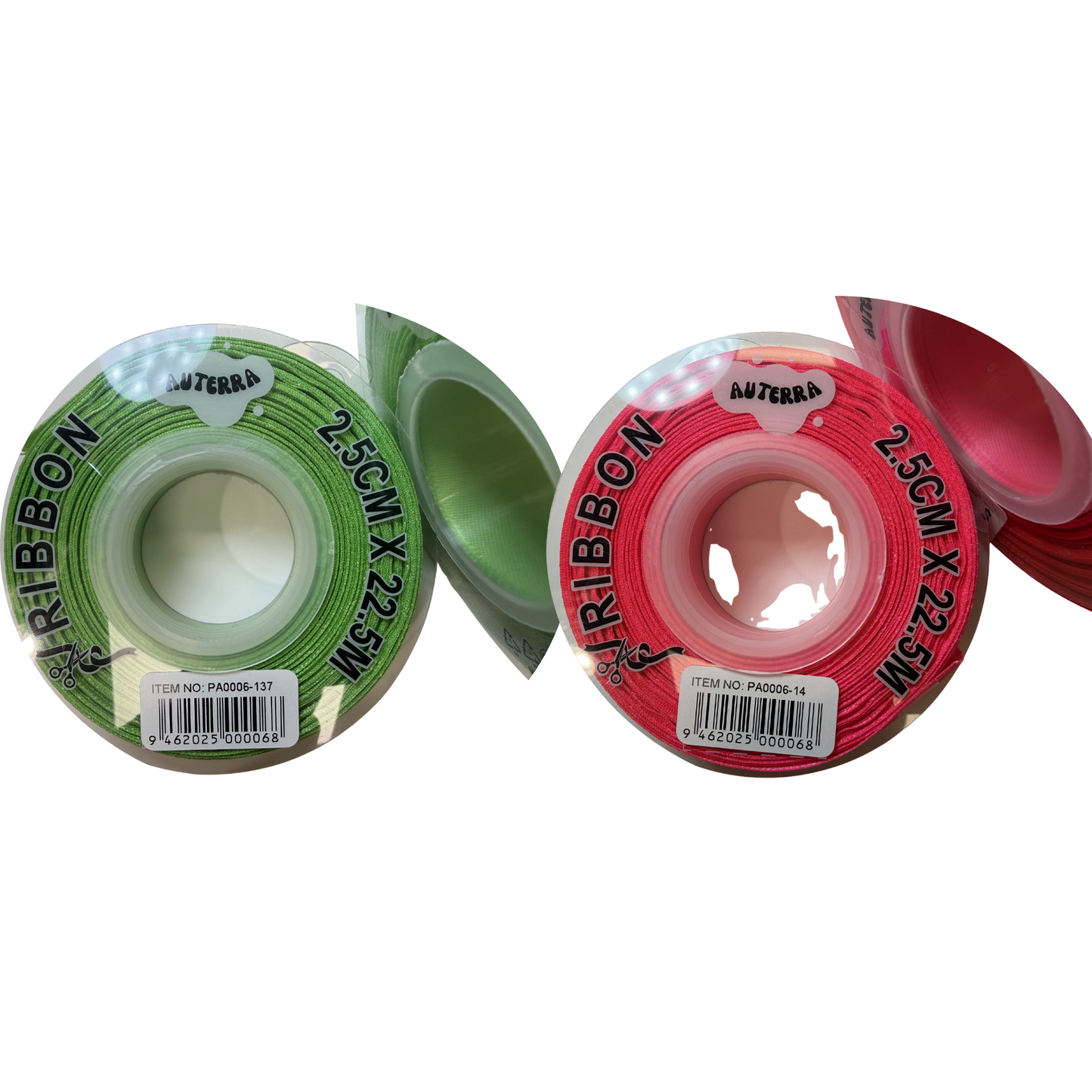 (NO DC) 6ea/pk 2.5 CMx22.5M-30 COLOURS Premium Stain Ribbon