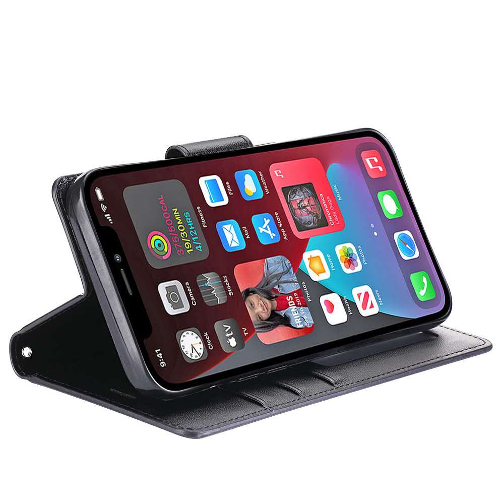 IPHONE 12 / IPHONE 12 PRO HANMAN LEATHER WALLET CASE