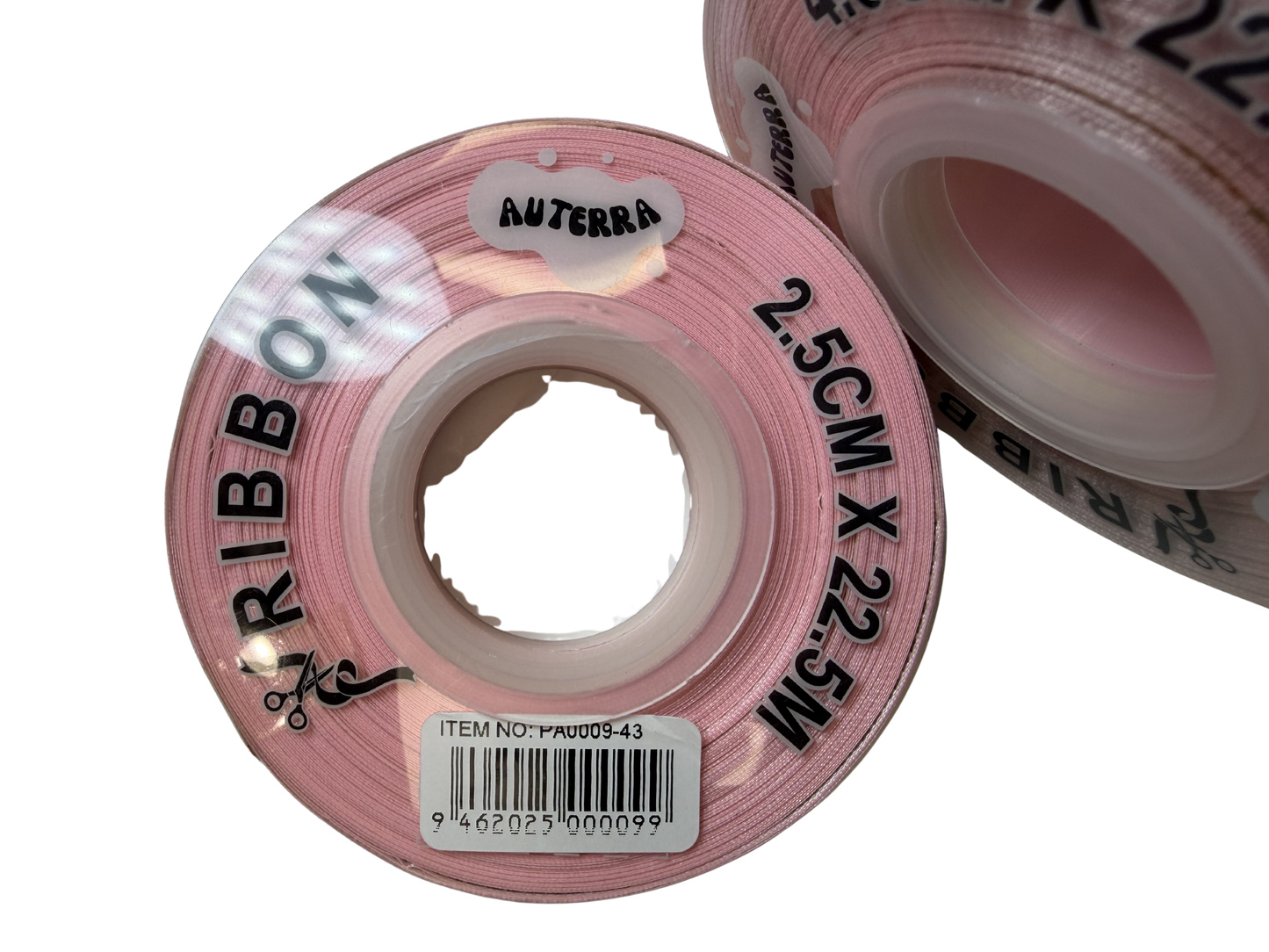 (NO DC)  6ea/pk 2.5 CMx22.5M-6 COLOURS Premium Gold Edged Stain Ribbon
