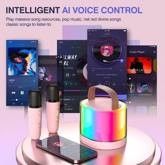 BLUETOOTH SPEAKER WITH WIRELESS SINGLE MICROPHONE