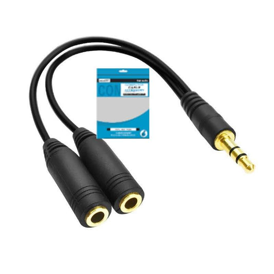 Audio 3.5mm male /2*3.5 female