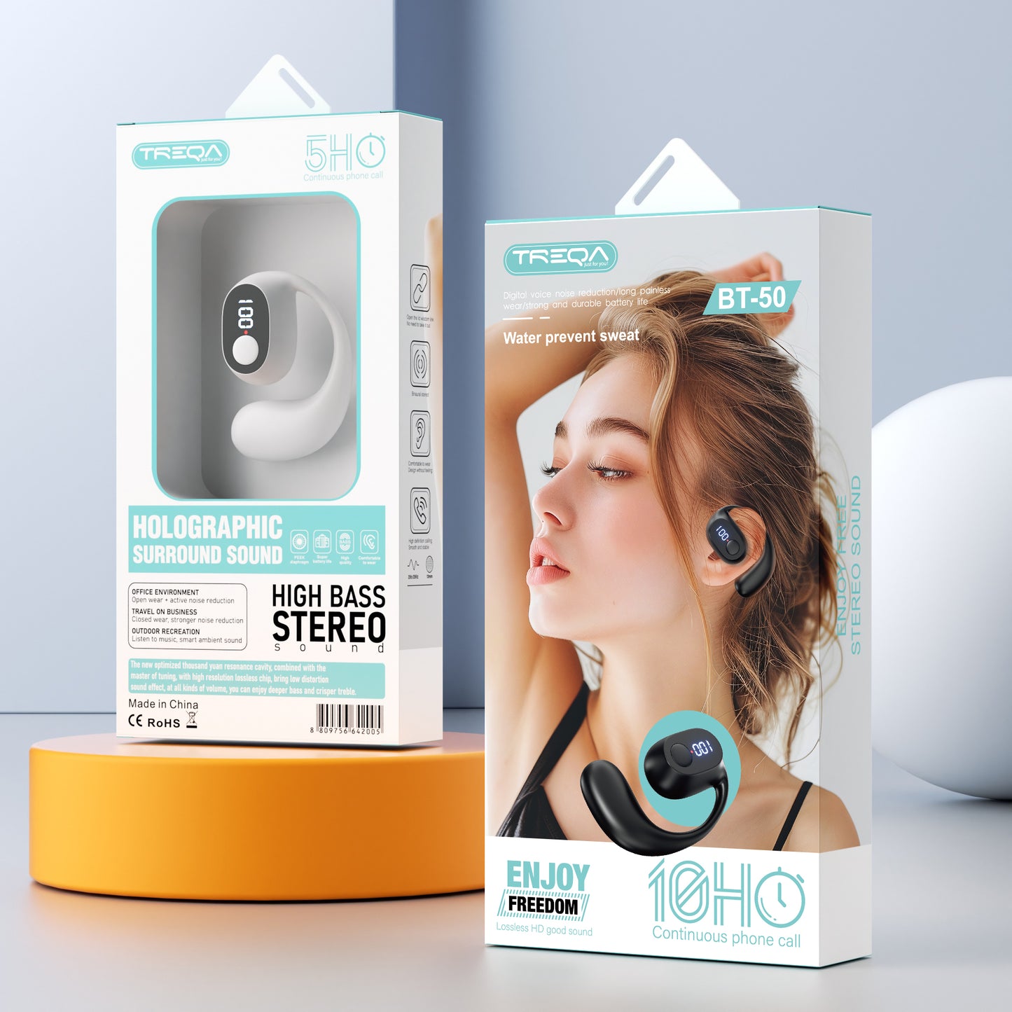 SINGLE BLUETOOTH EARPHONE 10HR CALLING