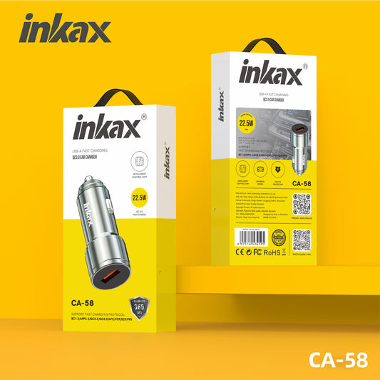22.5W SUPER FAST SINGLE USB CAR CHARGER METAL