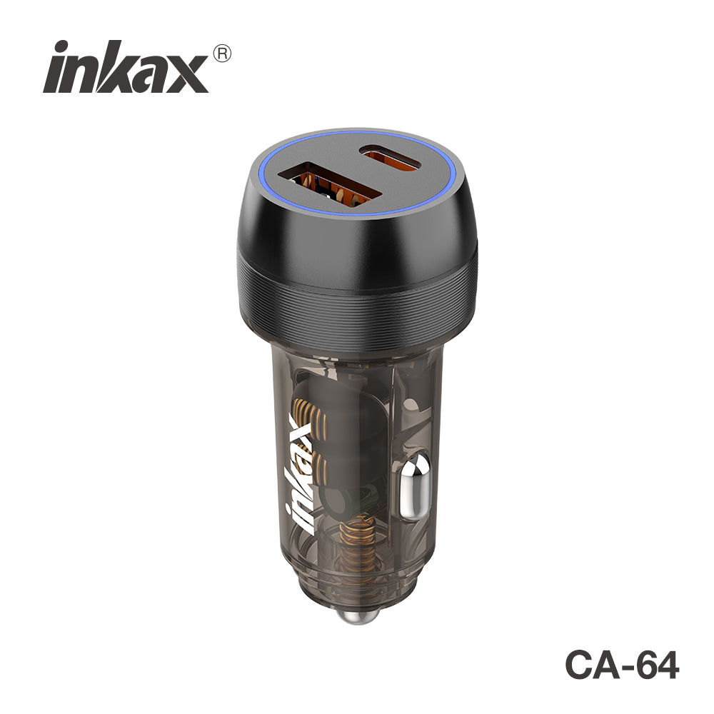 A+C  TRANSPAREMT CAR CHARGER 48W