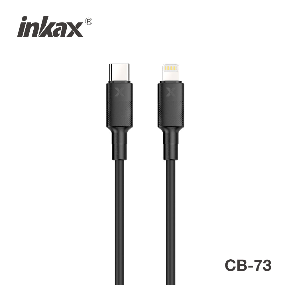 1M TYPE-C TO IPHONE PVC BLACK 27W CABLE