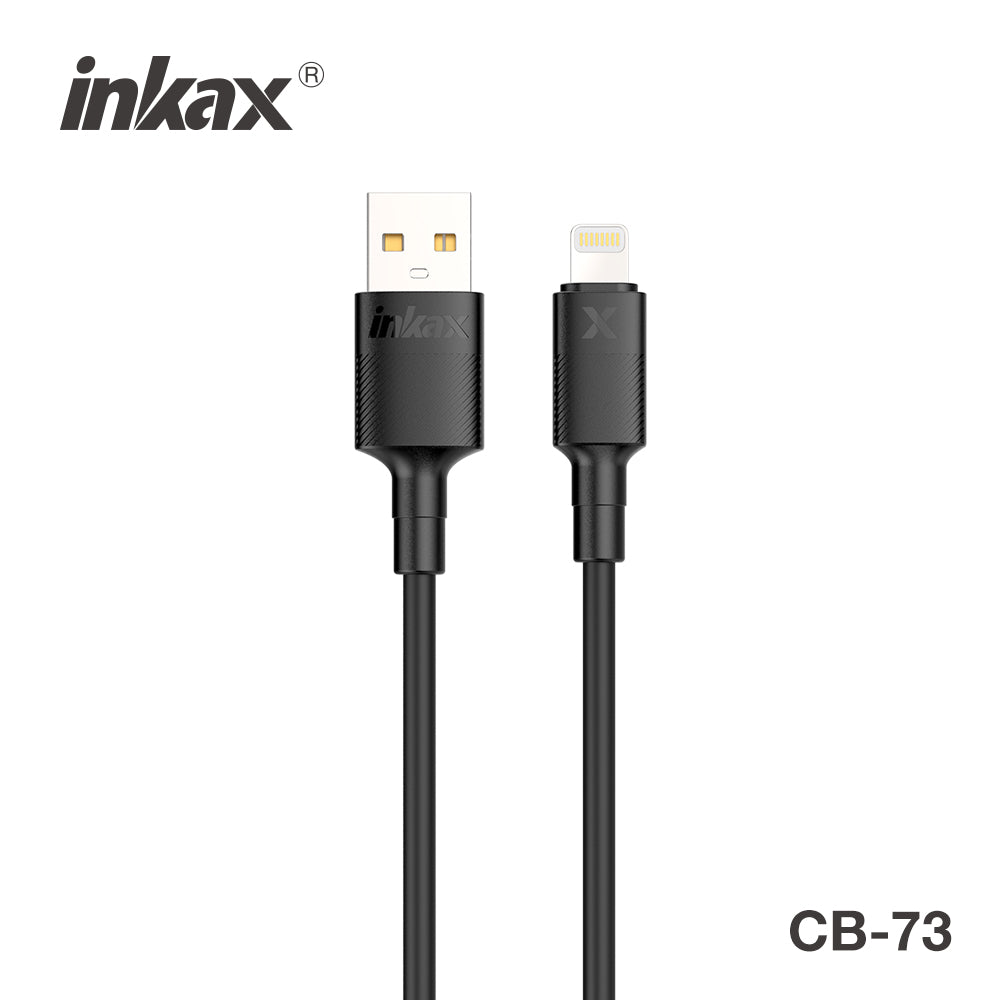 1M USB TO IPHONE PVC BLACK 3.1A CABLES