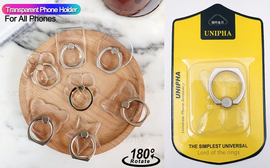 (NO DC)FRH002-12PC/PK Clear TPU Finger Ring Stent