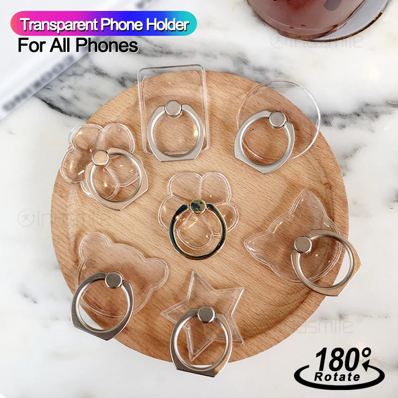 (NO DC)FRH002-12PC/PK Clear TPU Finger Ring Stent
