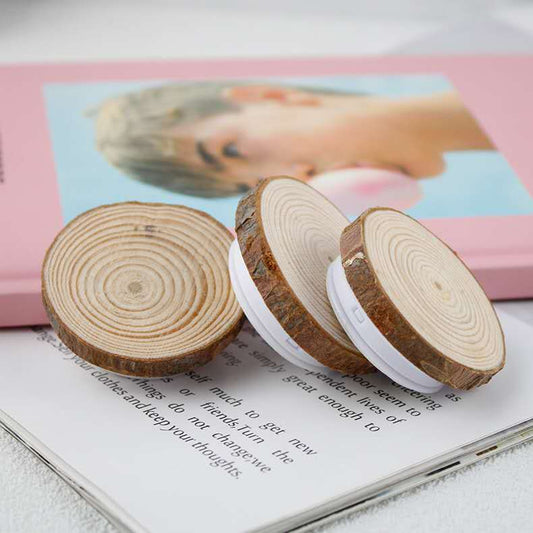 12PC/PK WOOD STYLISH POP SOCKET