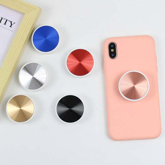 12PC/PK SHELD STYLISH POP SOCKET MIX CLR