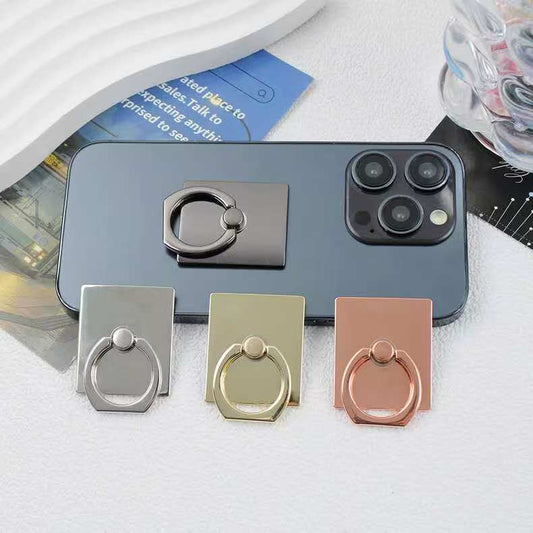 12PC/PK 360-degree rotation METAL RING STAND FOR MOBILE PHONE MIX CLR
