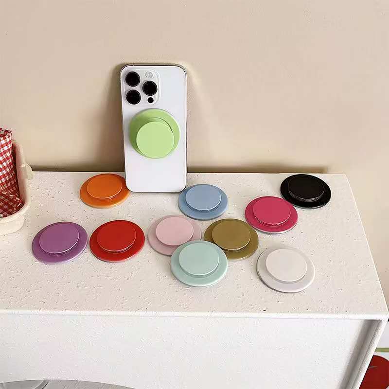 6PC/PK MAGNETICK BACK STICKER POP SOCKET MIX CLR