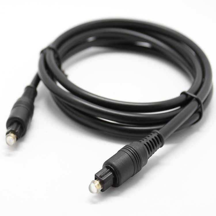 1.5M Optical audio cable black M-M OD:4.0MM