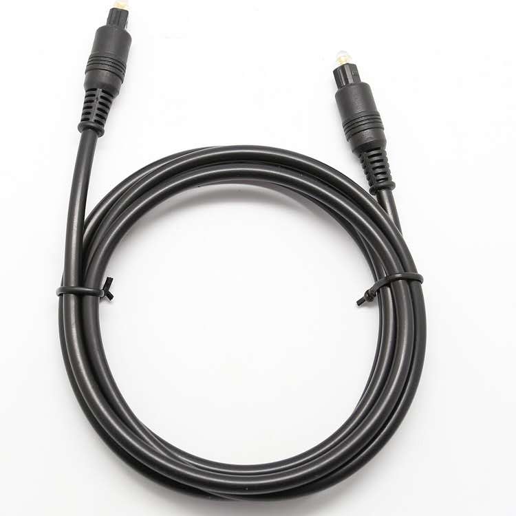 1.5M Optical audio cable black M-M OD:4.0MM