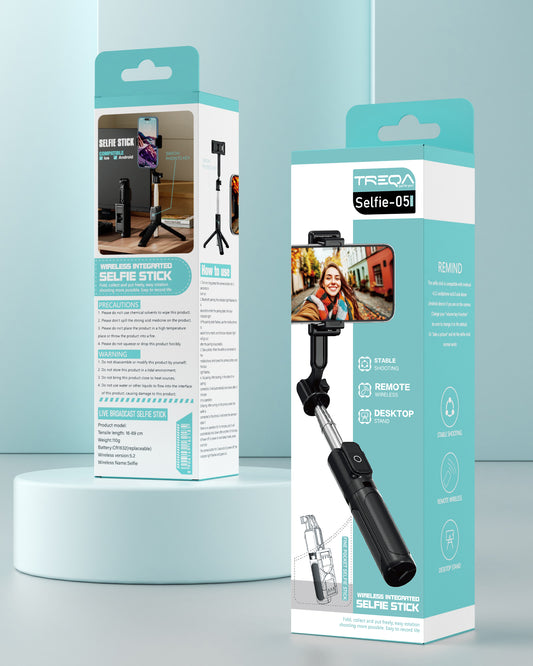MINI WIRELESS BLUETOOTH SELFIE STICK