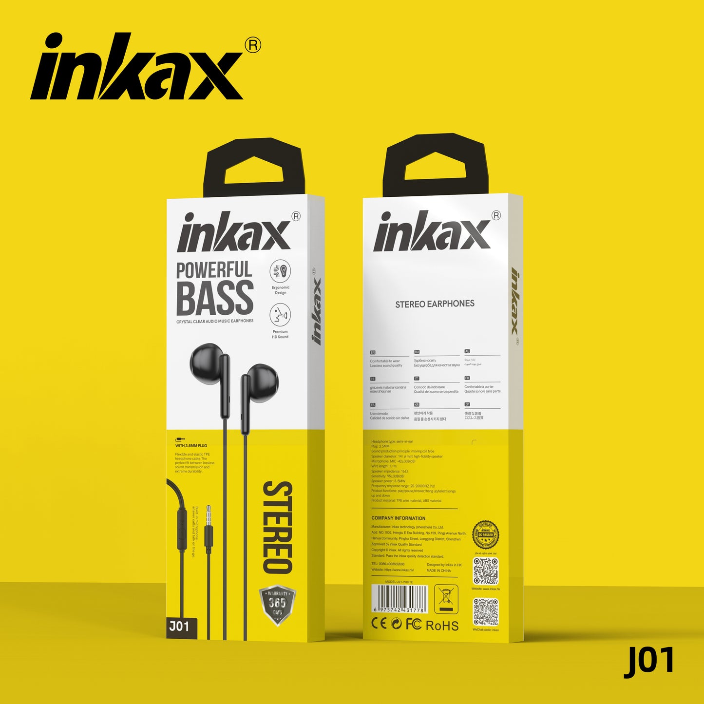 3.5MM AUX WIRED EARPHONE