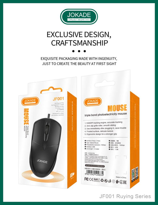 THREE-BUTTON PHOTOELECTRIC MOUSE