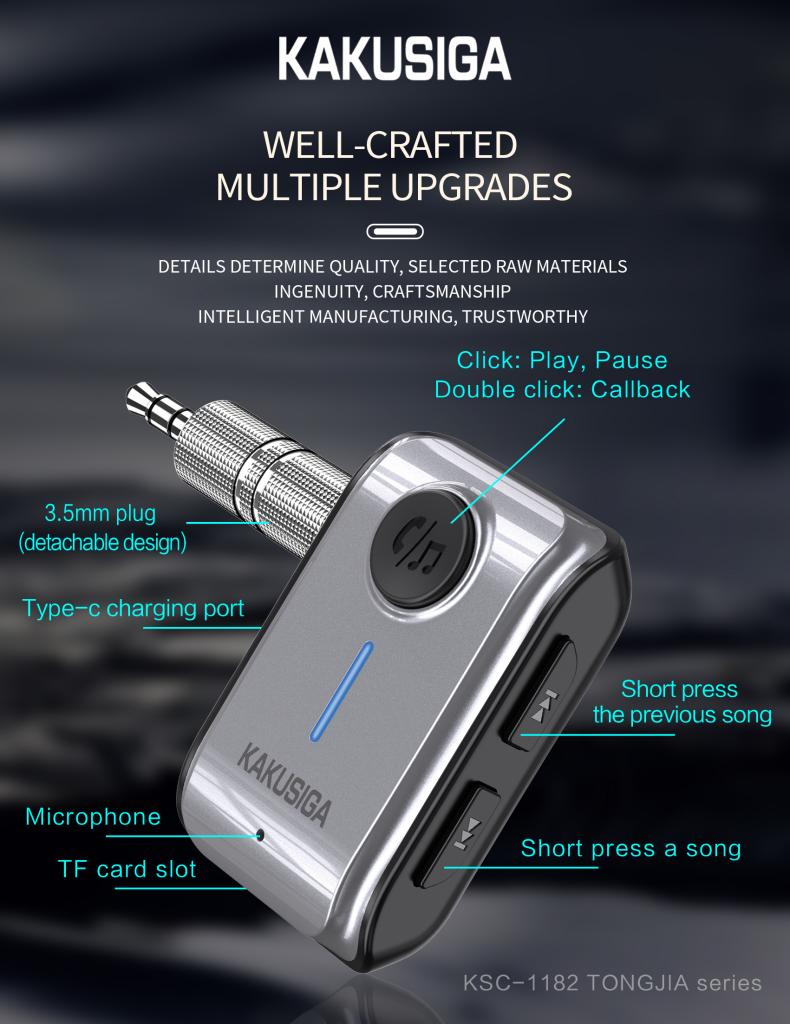 Car AUX  BT audio receiver