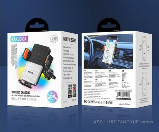 Wireless Fast Charging Car Holder (air outlet)