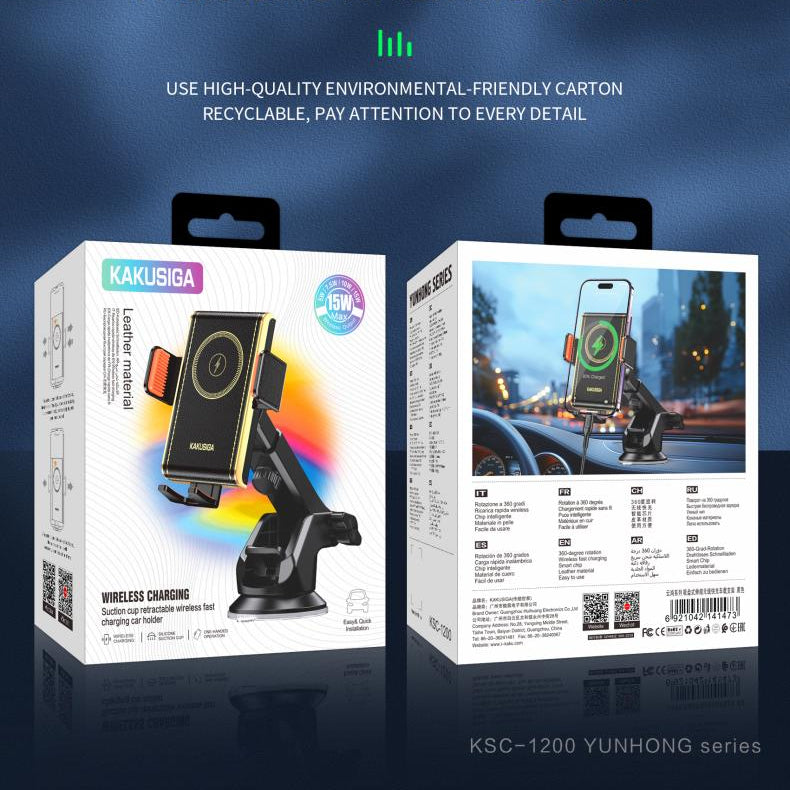 WIRELESS FAST CHARGING CAR HOLDER ( CENTER CONSOLE)
