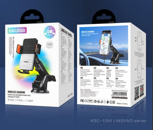 (NO DC)WIreless Fast Charging Car Holder (center console)