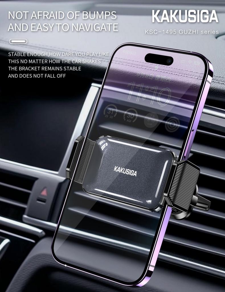CLIP-ON CAR MOBILE PHONE HOLDER ( AIR OUTLET)