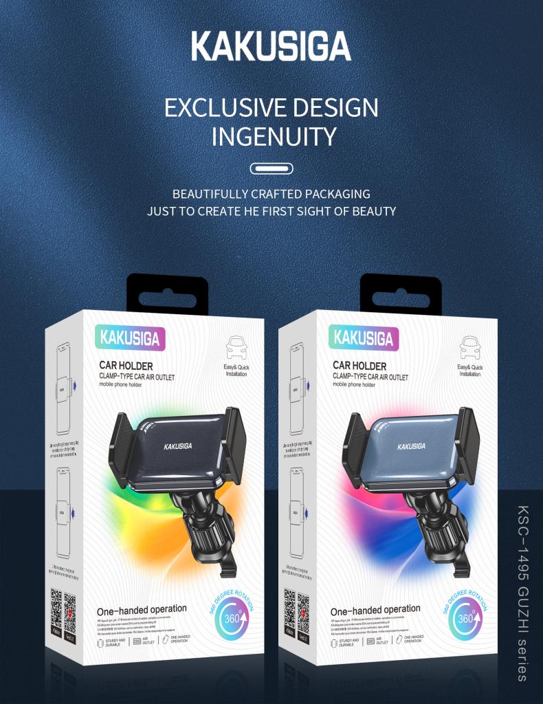 CLIP-ON CAR MOBILE PHONE HOLDER ( AIR OUTLET)