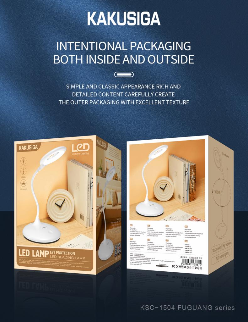 Foldable LED reading table lamp
