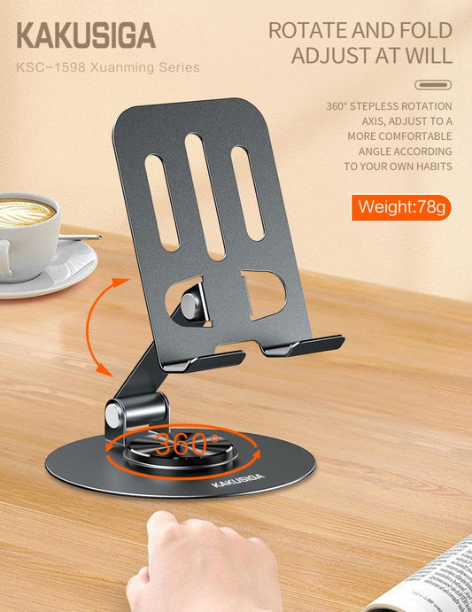 METAL FOLDING ROTATABLE DESKTOP STAND