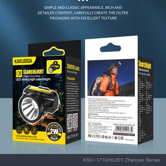 Head-mounted LED High-intensity Searchlight