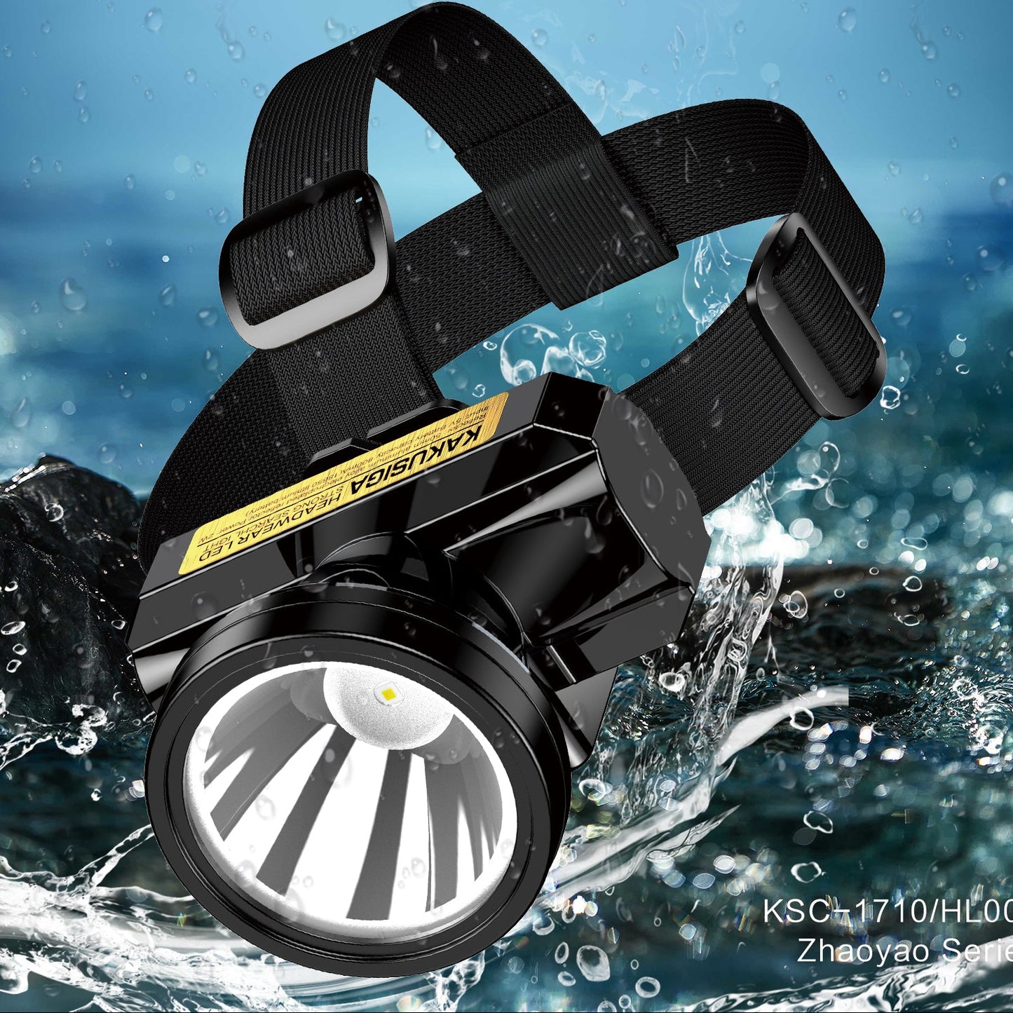 Head-mounted LED High-intensity Searchlight