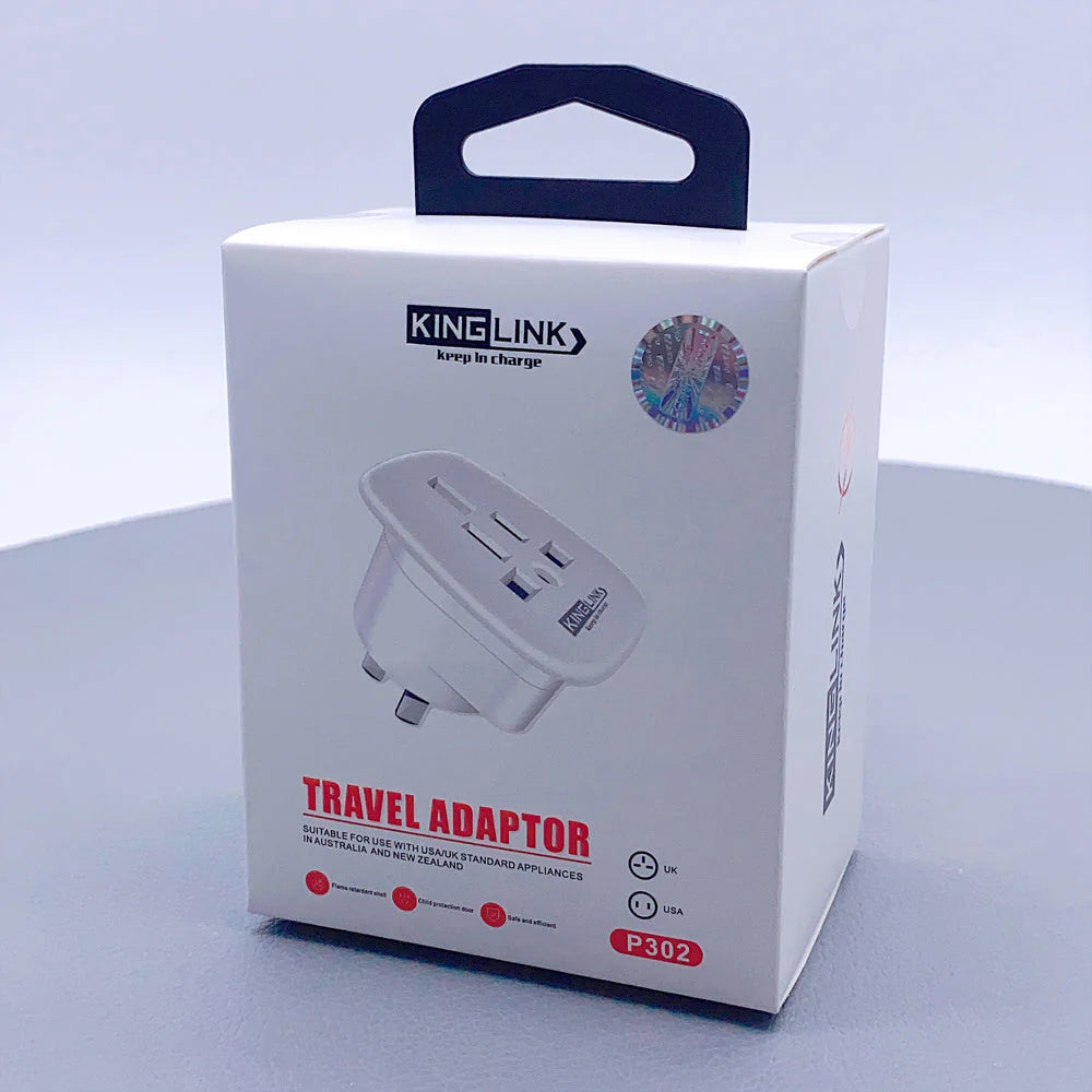 (NO DC)KINGLINK- TRAVEL ADAPTOR ( SAA APROVAL)