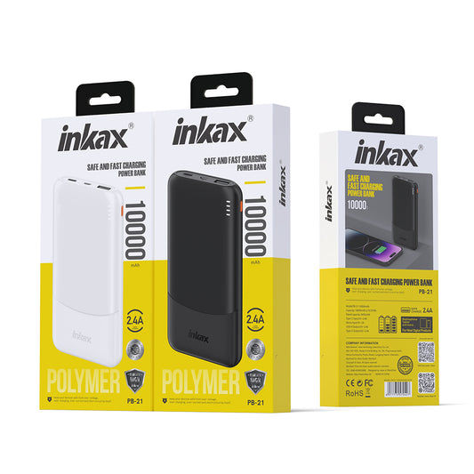 POWER BANK 10000MAH WHITE /BLACK