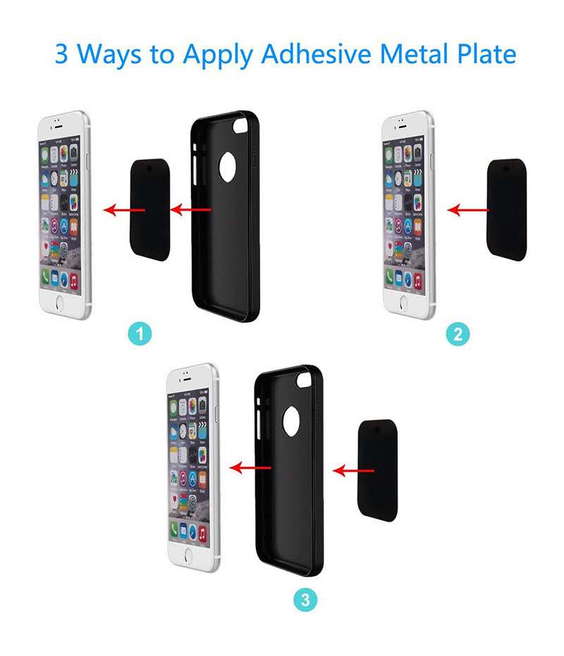 METAL PLATE UNIVERSAL MOUNT 2PCS