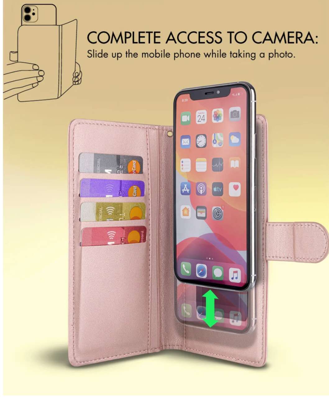 (NO DC)STRONG STICKI L SIZE 6.0-6.5 UNIVERSAL LEATHER CASE MIX CLR