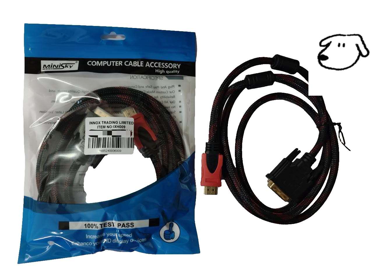 HDMI TO DVI 1.5M