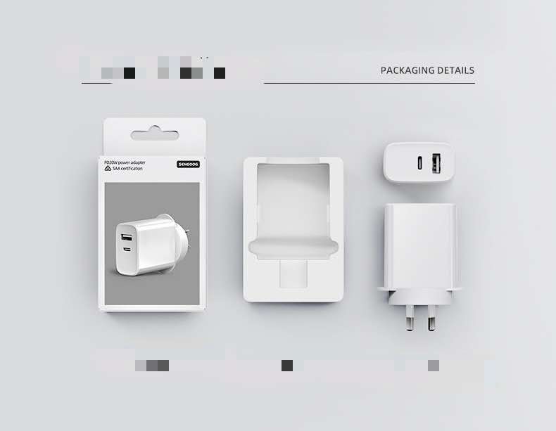 PD20W+QC18W AC CHARGER SAA APROVAL