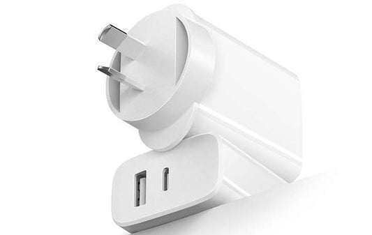 PD20W+QC18W AC CHARGER SAA APROVAL